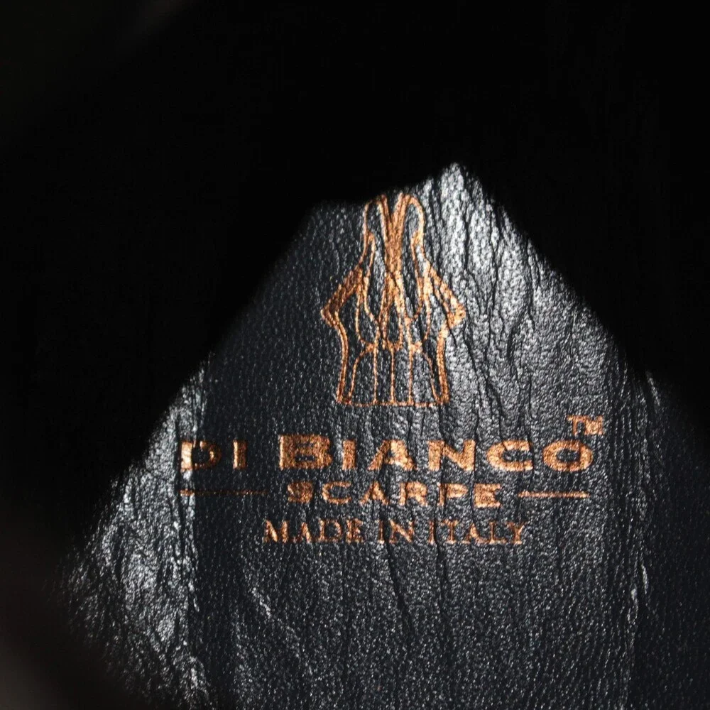 Di Bianco NWD Pull On Chelsea Boots Size 42 (US 9) in Dark Brown Leather